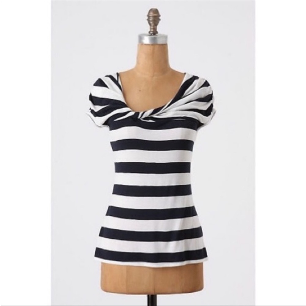 Anthropologie Deletta A Bit Unruly Twisted Top